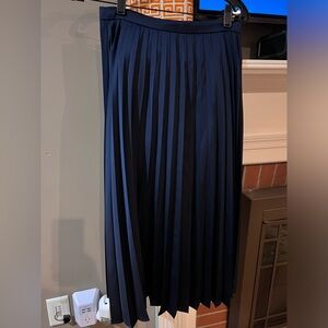 J. Crew High Waisted Pleated Skirt